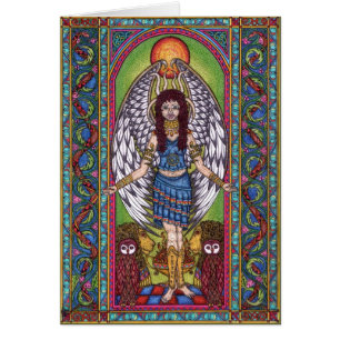 Cartão Rb 001 de Lilith (o Maidern escuro)