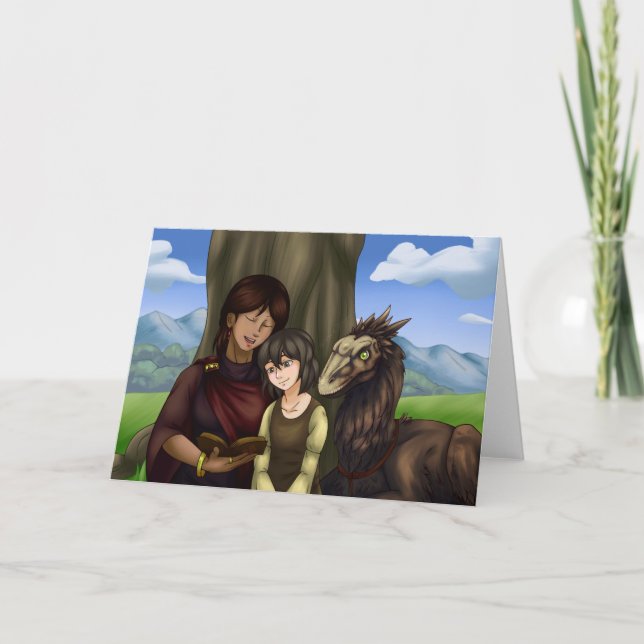 Cartão Reading Together (Frente)