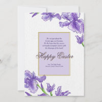 Cartão real da páscoa