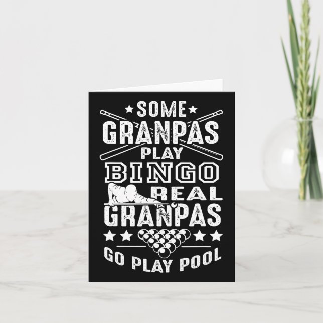 Cartão Real Grandpas Play Piscina (Frente)