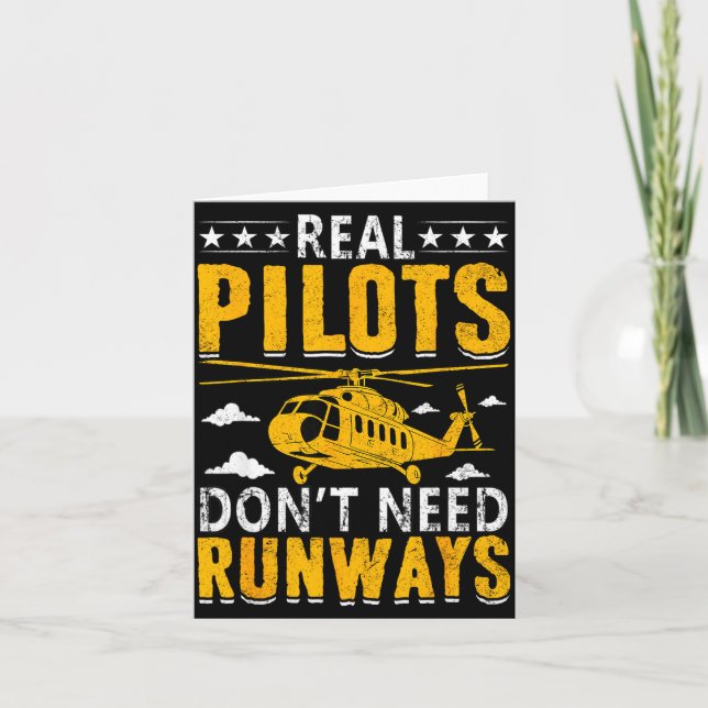 Cartão Real Lots Don't Need Runways  (Frente)