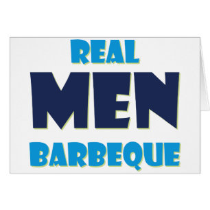 Cartão Real Men Barbeque