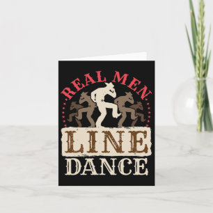 Cartão Real Men Line Dance Shirt Country Western Dancing