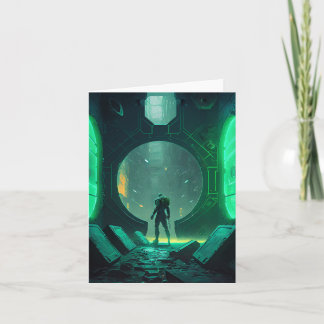 Cartão Realidade Virtual Cyberpunk