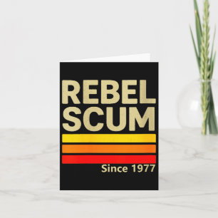Cartão Rebelde Feminino Desde 1977 Clic Retro Icônico Vin