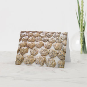 Cartão Receita de Cookie Hermit