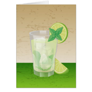 Cartão Receita de Mojito