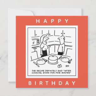 Cartão Receita Enviada Passe Após Cartoon de Cozinhar