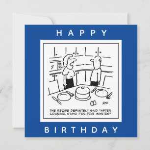 Cartão Receita Enviada Passe Após Cartoon de Cozinhar