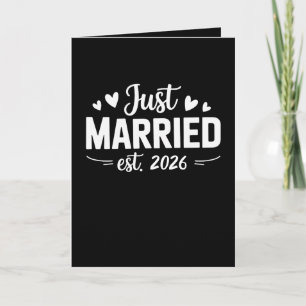 Cartão Recém-Casados Est 2026 Festa de Casamento Esposa M