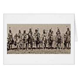 Cartão Recepção indiana do presidente Chester A. Arthur