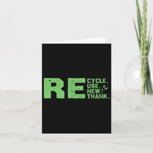 Cartão Reciclar Design ecológico