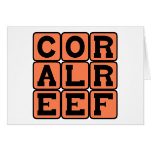 Cartão Recife de Coral, Estrutura Aquática