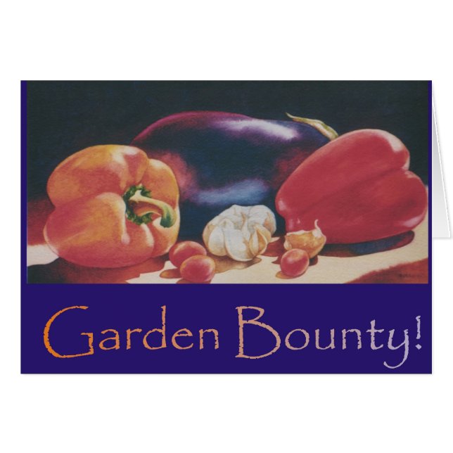 Cartão Recompensa do jardim (Frente Horizontal)