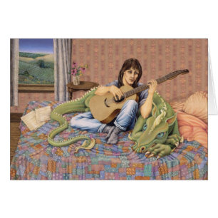 Cartão Reconfortante o animal, por Darlene P. Coltrain