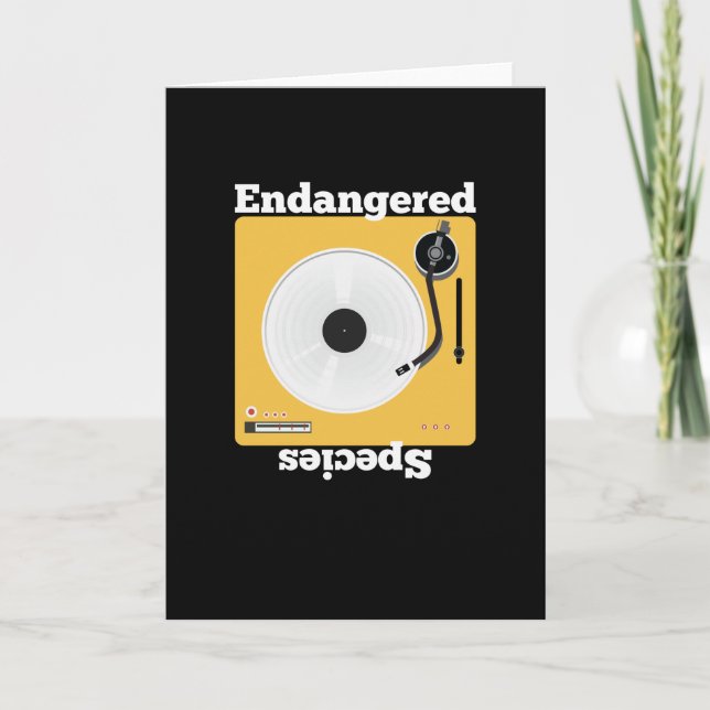 Cartão Record Collectors Vinyl Lovers (Frente)