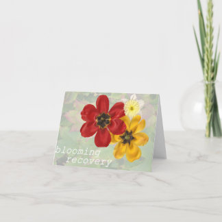 Cartão Recuperação 6 de florescência