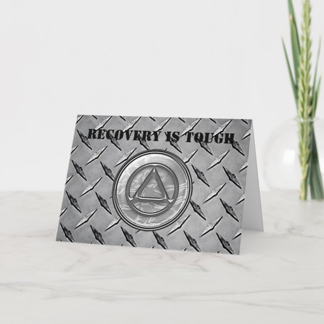 Cartão Recuperação da Sobriety Sober Card (Frente)