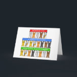 Cartão Recuperação rápida da cirurgia de fusão vertebral<br><div class="desc">Uma equipe de desenhos animados segura banners coloridos que dizem: "Desejando uma rápida recuperação da cirurgia de fusão da medula".</div>