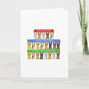 Cartão Recuperação rápida do trabalho Nose