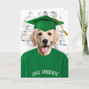 Cartão recuperador de ouros de graduação em t-shirt ver