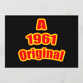 Cartão Red Blk original 1961