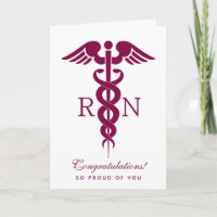 Red Caduceus Nurse Símbolo Médico