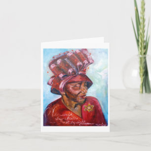 Cartão Red Church Hat