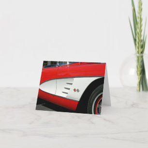 Cartão Red Corvette - Card