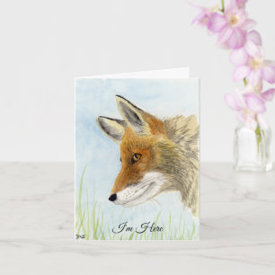 Cartão Red Fox