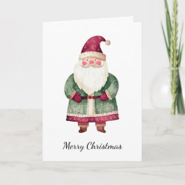 Cartão Red Green Christmas Papai Noel