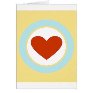 Cartão Red Heart Simple