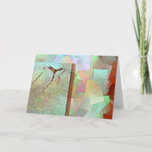 Cartão Red Kite in the Wind Greeting Card
