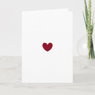 Cartão Red Lonely Heart, Valentine's Day