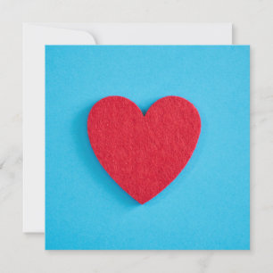 Cartão Red Love Heart