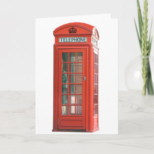 Cartão Red Phone Booth