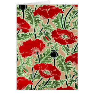 Cartão Red Poppy