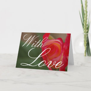 Cartão Red Rose Greeting Card