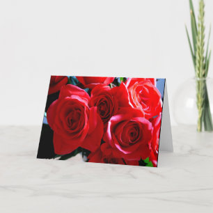 Cartão Red Roses