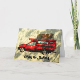 Cartão Red Taxi In Chiang Mai