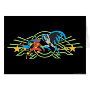 Cartão Red Tornado + Batman