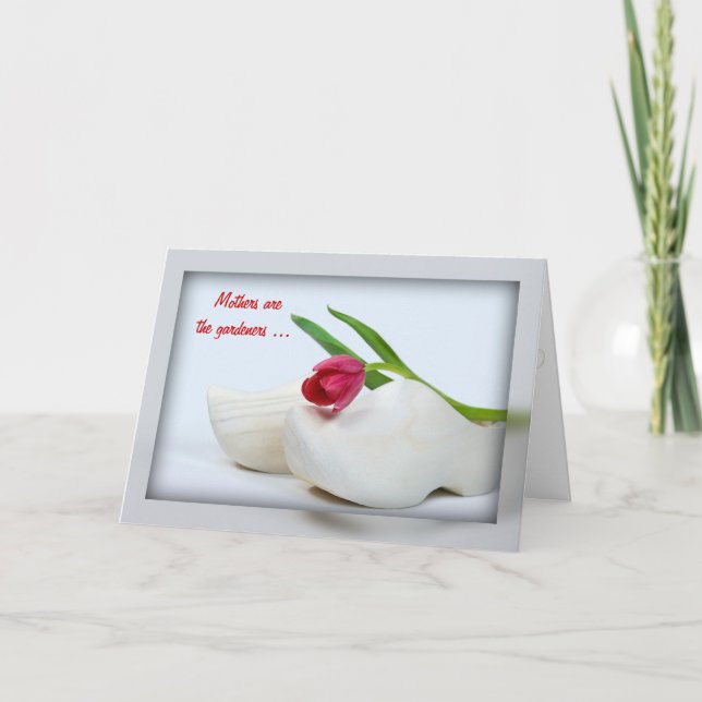 Cartão Red Tulip Holandês (Frente)