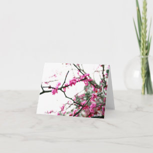 Cartão Redbud oriental