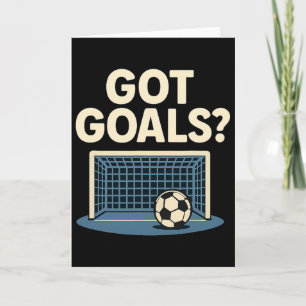 Cartão Rede de Futebol Novidade para Fã de Esportes com M