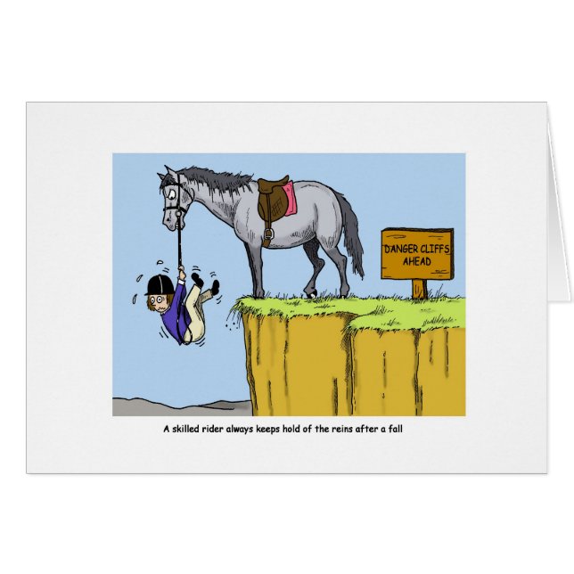 Cartão Rédeas de Milly e de Billy (Frente Horizontal)