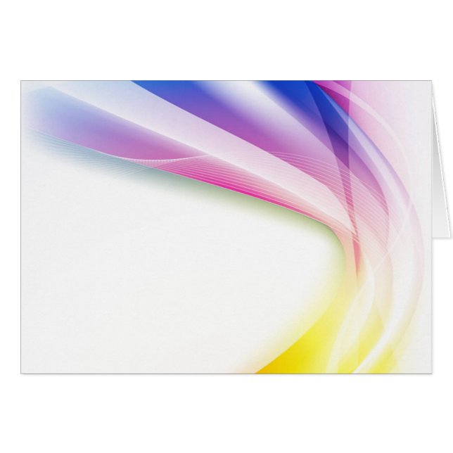 Cartão Redemoinho abstrato 1 (paisagem) (Frente Horizontal)