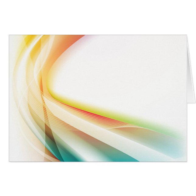 Cartão Redemoinho abstrato 2 (paisagem) (Frente Horizontal)