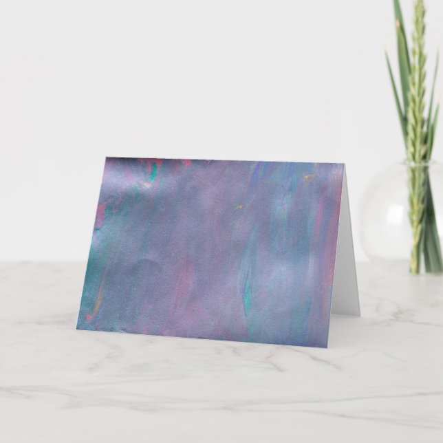 Cartão Redemoinho da lavanda (Frente)