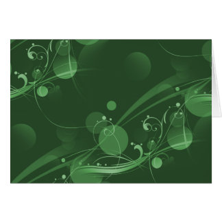 CARTÃO REDEMOINHOS E PONTOS DO CÍRCULO VERDES ESCURO