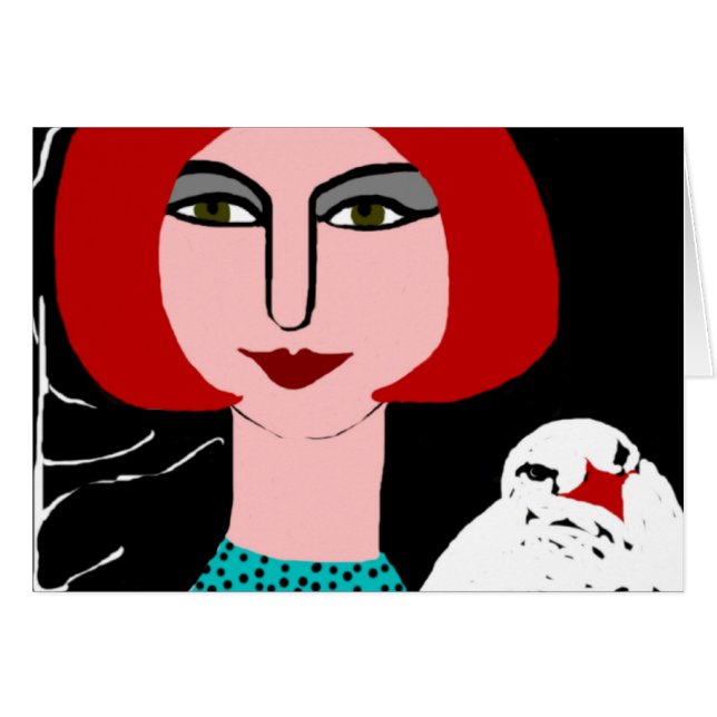 Cartão redhead (Frente Horizontal)